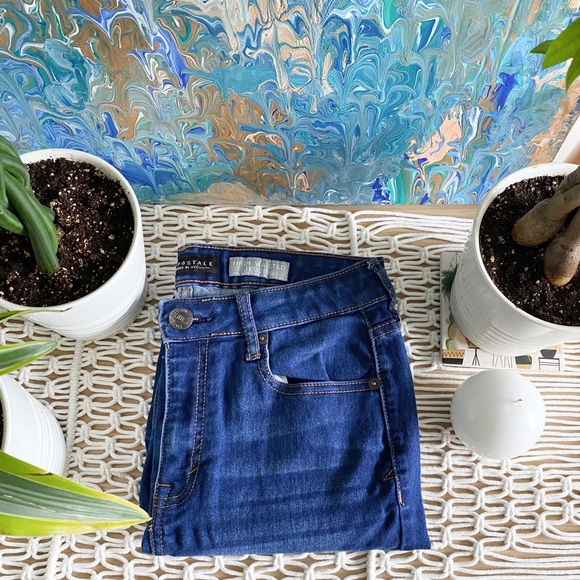 Aeropostale Denim - Aeropostale high waisted jegging dark wash jeans